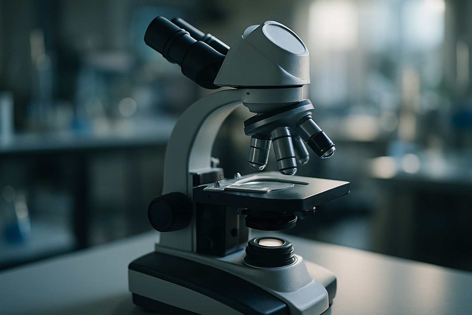 laboratory research microscope