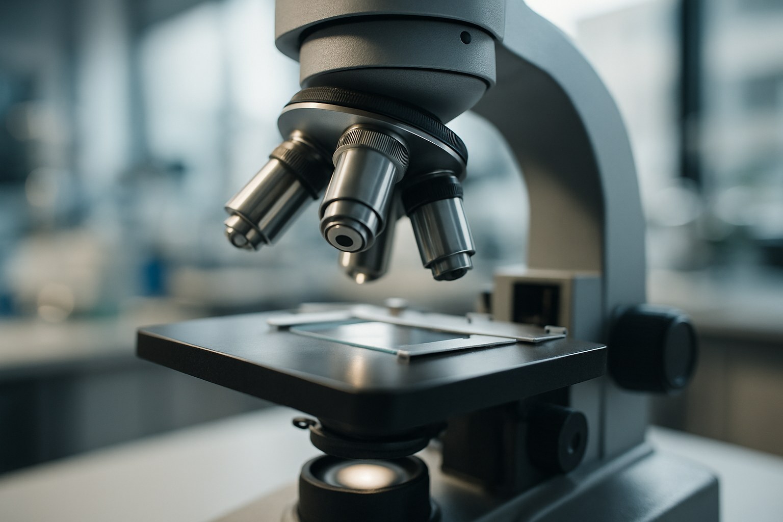 laboratory research microscope