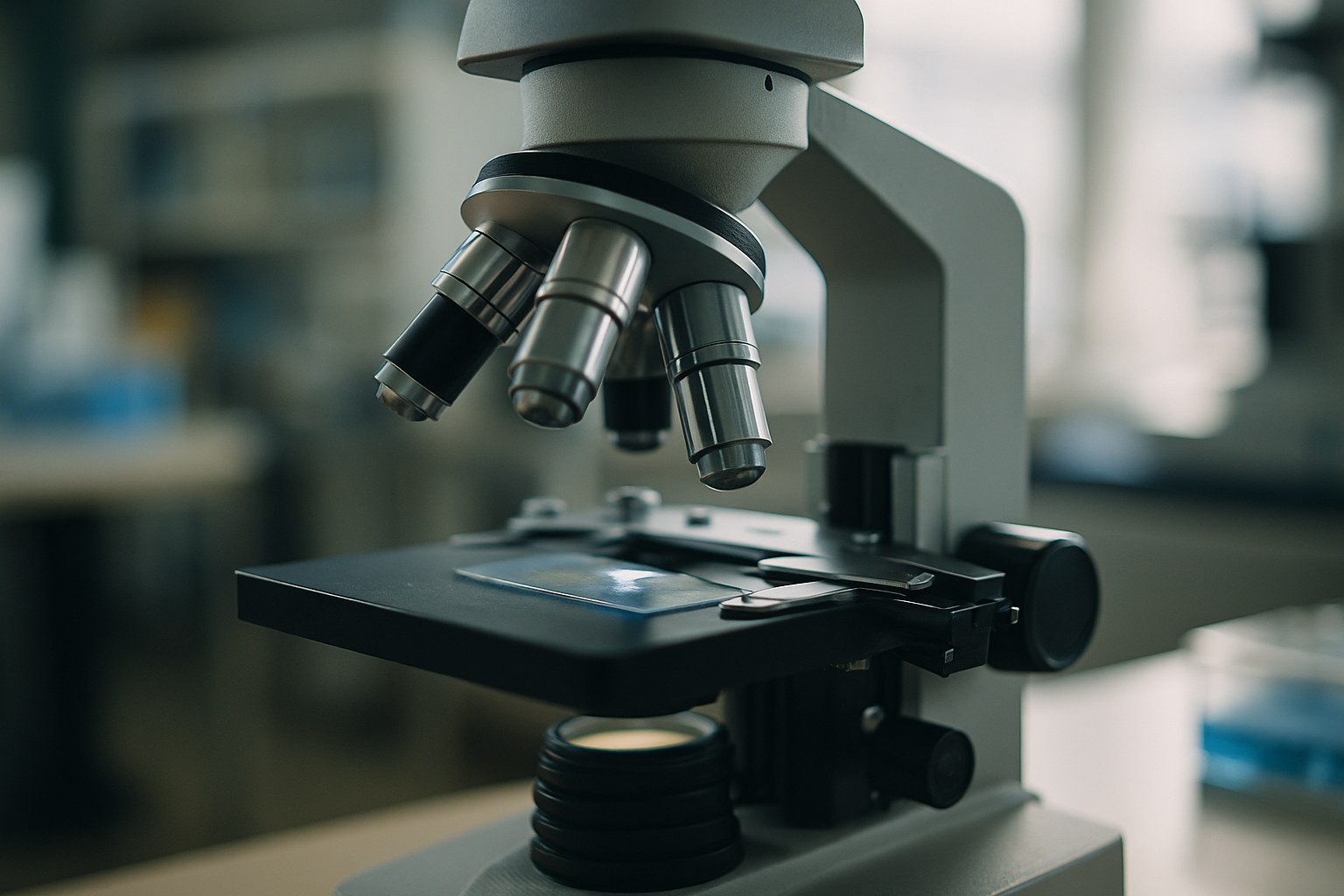 laboratory research microscope