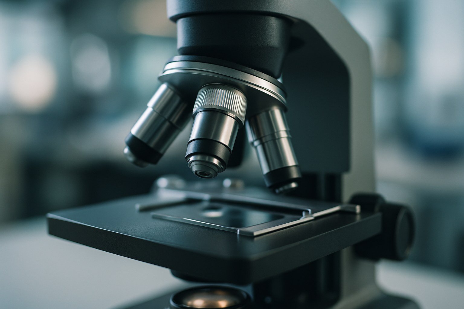 laboratory research microscope