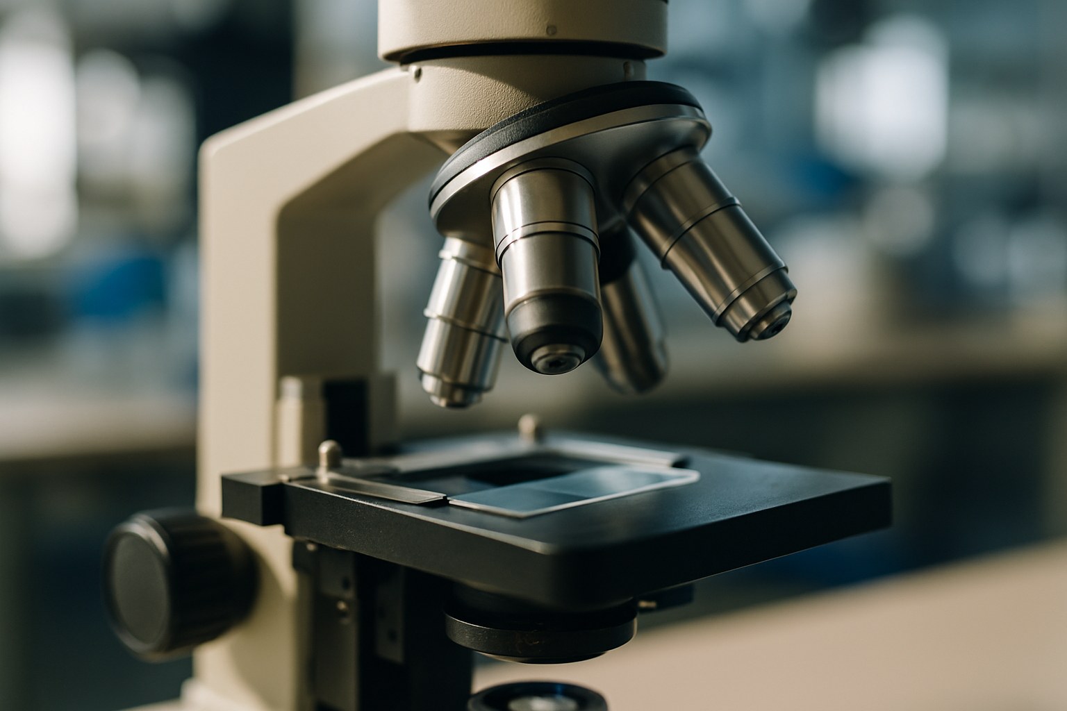 laboratory research microscope