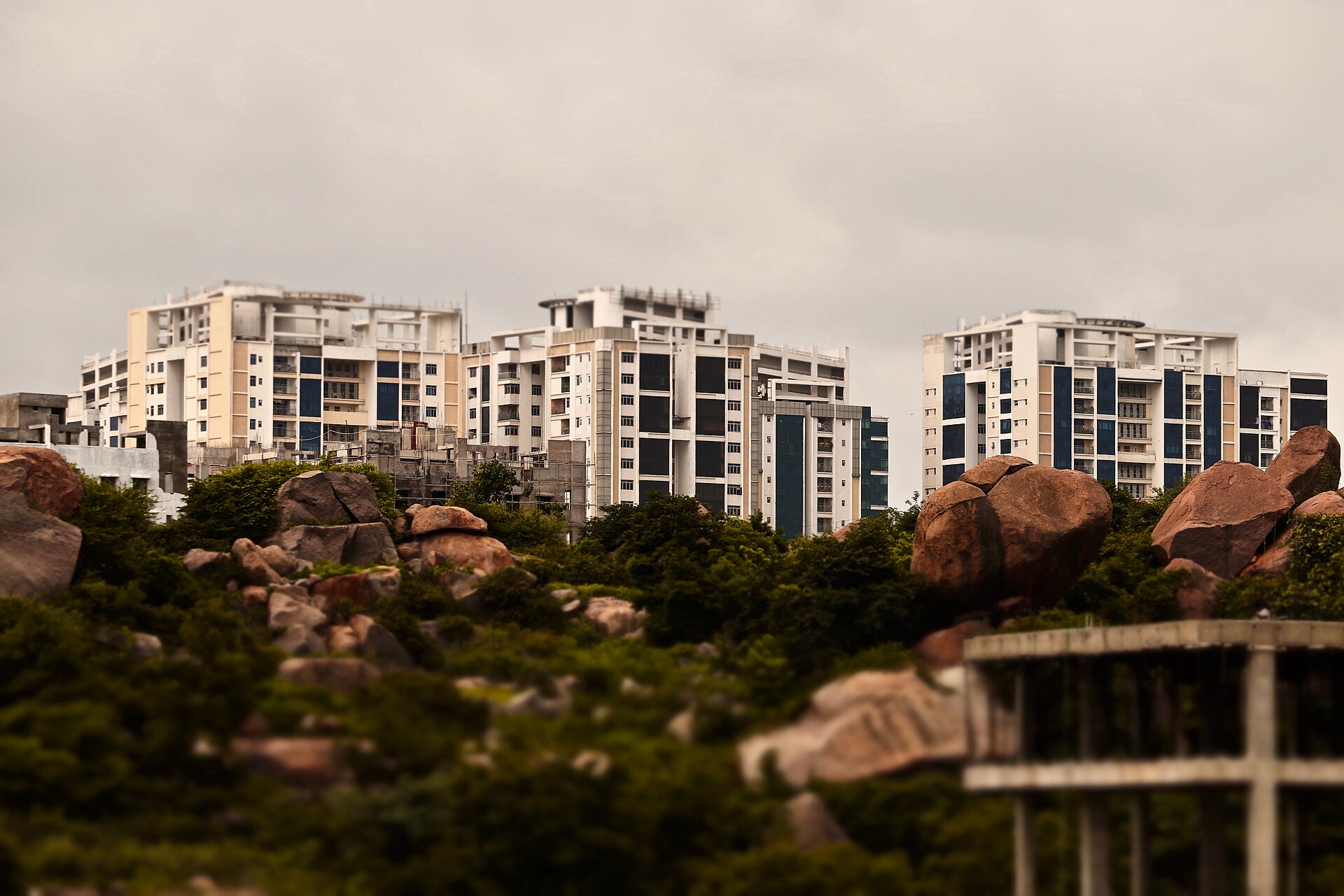 Accenture office building in Gachibowli (August 2019)