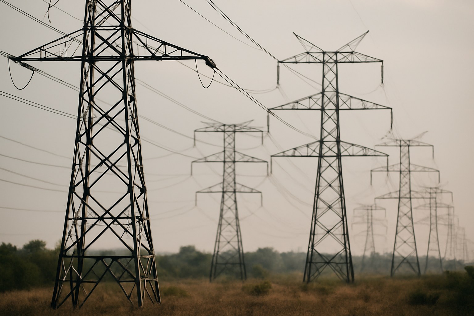 power grid transmission lines